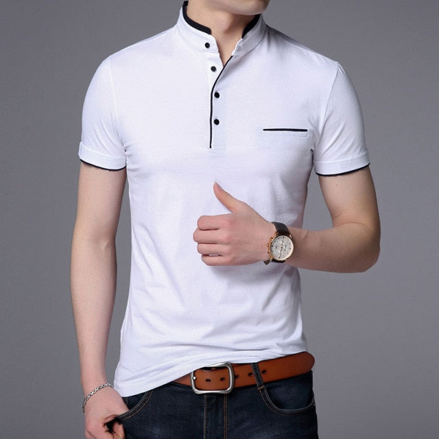 POLO A COL MANDARIN - BOSSOUASHOP