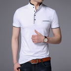 POLO A COL MANDARIN - BOSSOUASHOP