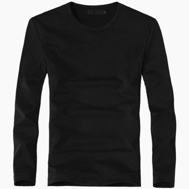 T-SHIRT A MANCHES LONGUES ET COL EN V - BOSSOUASHOP