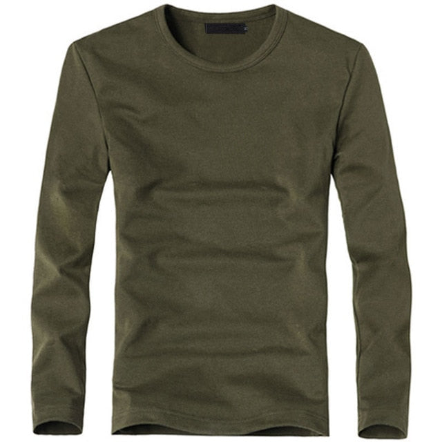 T-SHIRT A MANCHES LONGUES ET COL EN V - BOSSOUASHOP