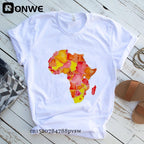 T-SHIRT BLANC IMPRIMÉ - BOSSOUASHOP
