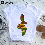 T-SHIRT BLANC IMPRIMÉ - BOSSOUASHOP