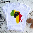 T-SHIRT BLANC IMPRIMÉ - BOSSOUASHOP