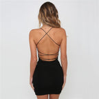 ROBE A BANDE DE COULEUR UNIE