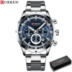 MONTRE-BRACELET HOMME EN ACIER INOXYDABLE - BOSSOUASHOP