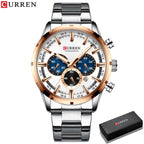 MONTRE-BRACELET HOMME EN ACIER INOXYDABLE - BOSSOUASHOP