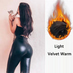LEGGINGS TAILLE HAUTE EN CUIR - BOSSOUASHOP