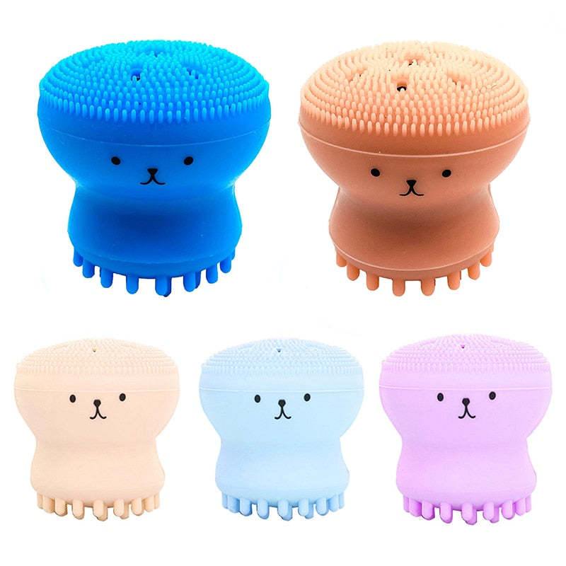 BROSSE DE NETTOYAGE DU VISAGE EN SILICONE - BOSSOUASHOP