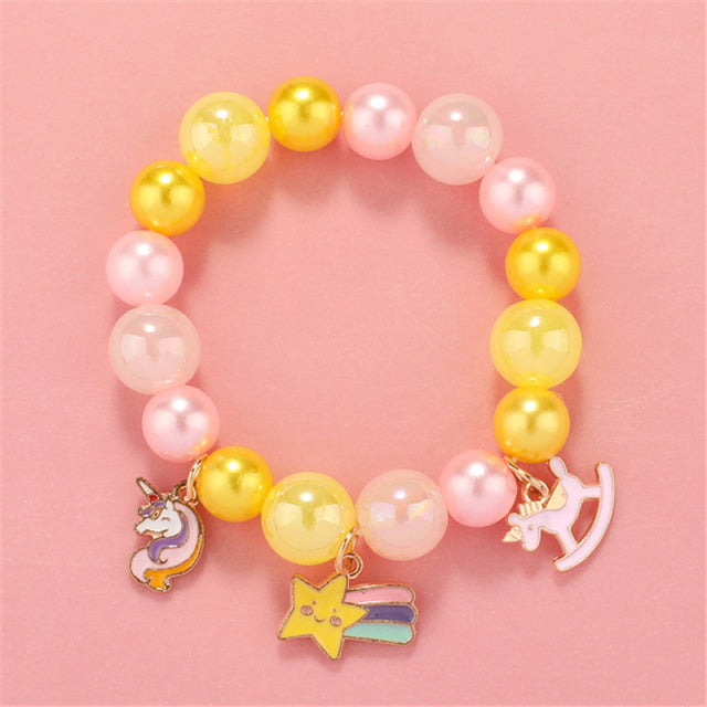 BRACELET DE PERLES POP-CORN