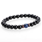 BRACELET EN PIERRE DE LUNE NATURELLE POUR HOMMES - BOSSOUASHOP