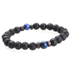 BRACELET EN PIERRE DE LUNE NATURELLE POUR HOMMES - BOSSOUASHOP