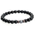 BRACELET EN PIERRE DE LUNE NATURELLE POUR HOMMES - BOSSOUASHOP