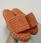 PANTOUFLES DE LUXE A BOUT OUVERT - BOSSOUASHOP