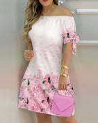 OFF THE SHOULDER MINI DRESS 