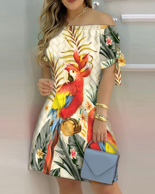 OFF THE SHOULDER MINI DRESS 