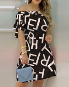 OFF THE SHOULDER MINI DRESS 