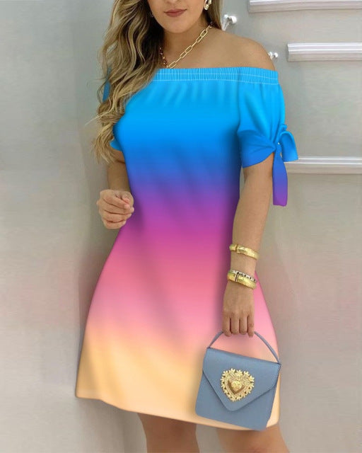 OFF THE SHOULDER MINI DRESS 