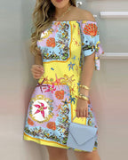 OFF THE SHOULDER MINI DRESS 