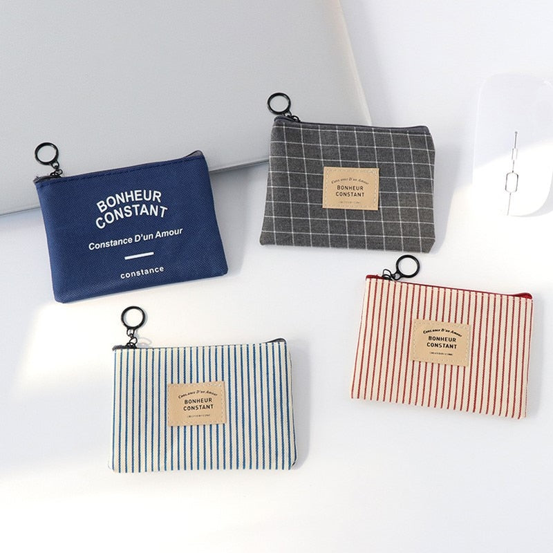 WALLET - CANVAS COIN BAG - UNISEX 