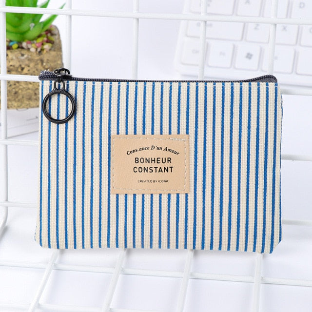 WALLET - CANVAS COIN BAG - UNISEX 