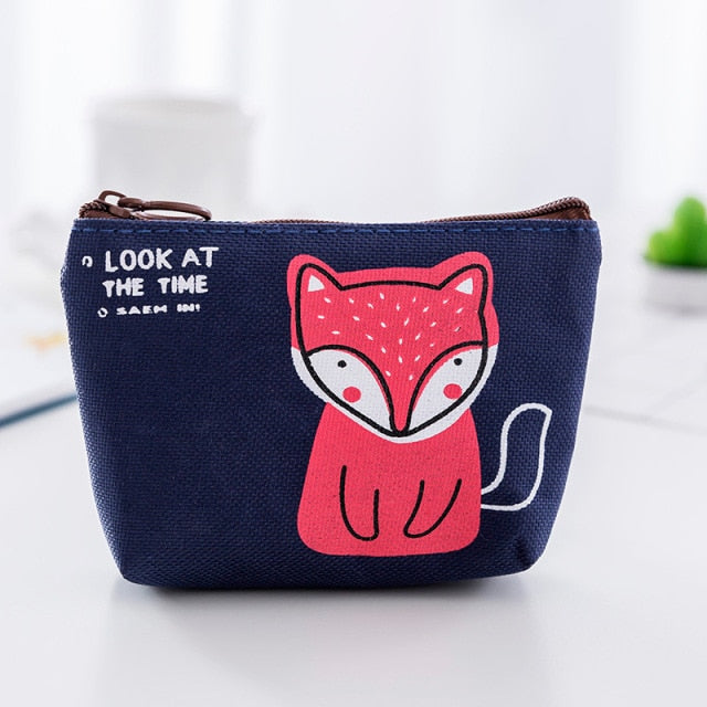 WALLET - CANVAS COIN BAG - UNISEX 