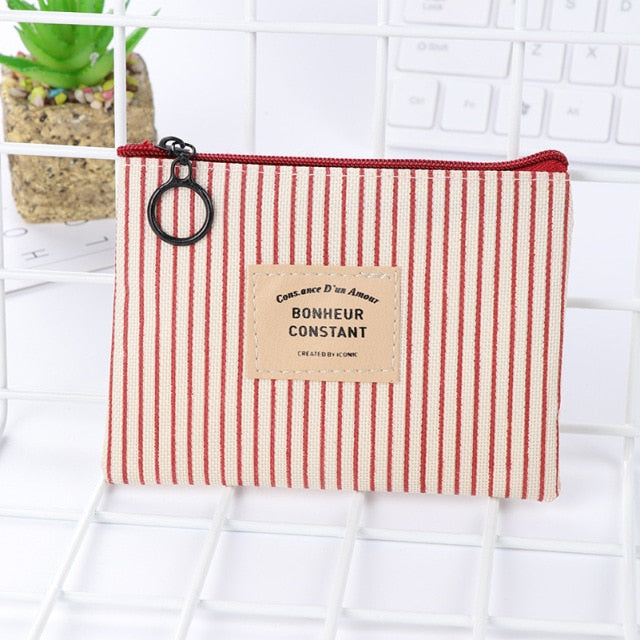 WALLET - CANVAS COIN BAG - UNISEX 