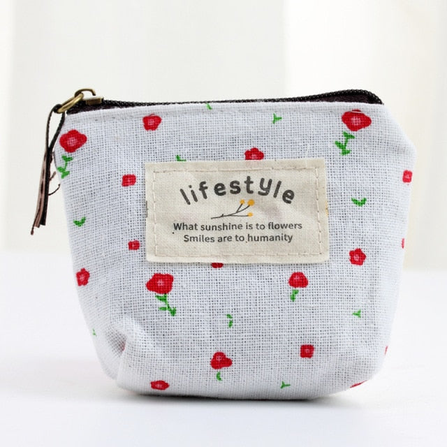 WALLET - CANVAS COIN BAG - UNISEX 