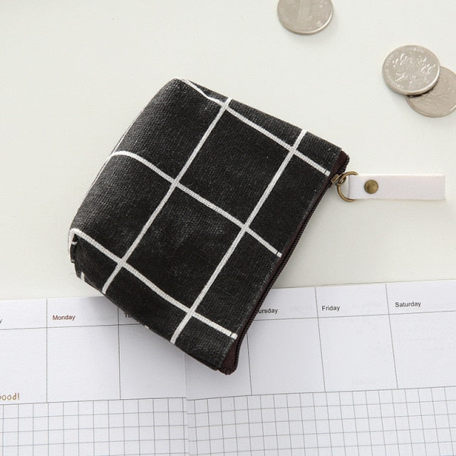 WALLET - CANVAS COIN BAG - UNISEX 