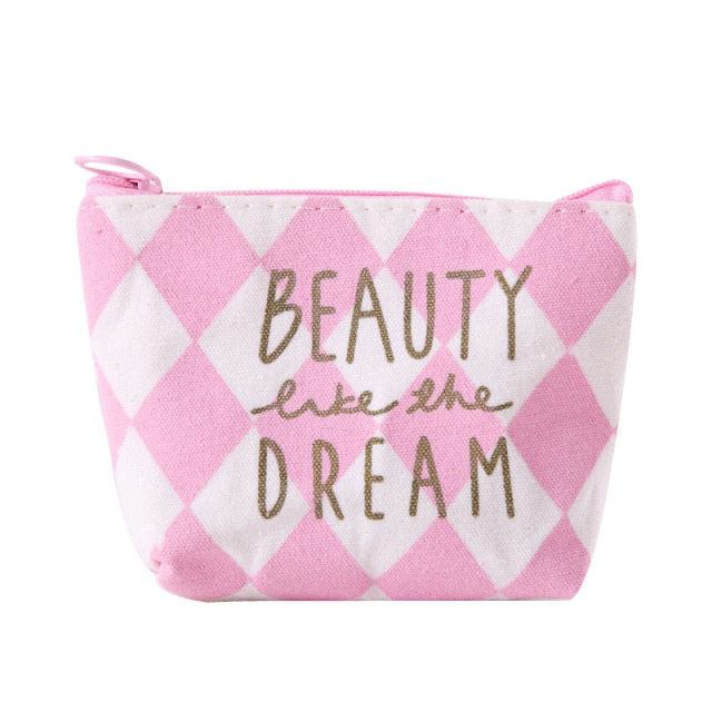 WALLET - CANVAS COIN BAG - UNISEX 