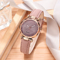 MONTRE -BRACELET EN CUIR ET STRASS POUR FEMMES - BOSSOUASHOP