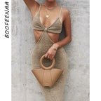 ROBE LONGUE TRICOTEE - BOSSOUASHOP