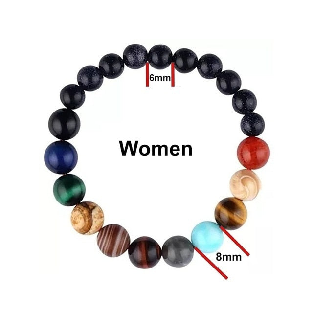 BRACELET EN PIERRES NATURELLES UNISEXE - BOSSOUASHOP