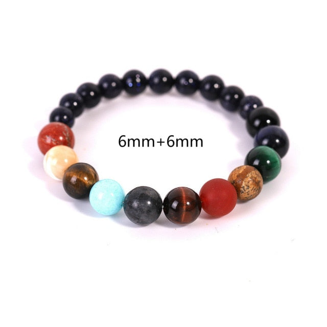 BRACELET EN PIERRES NATURELLES UNISEXE - BOSSOUASHOP