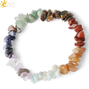 BRACELET 7 CHAKRAS EN PIERRE NATURELLE - BOSSOUASHOP