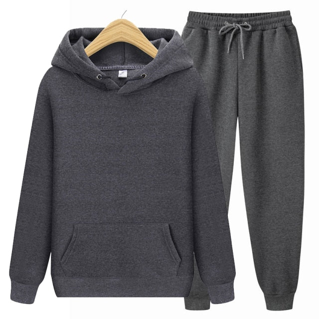 SURVETEMENT SWEAT A CAPUCHE ET PANTALON TENDANCE - BOSSOUASHOP
