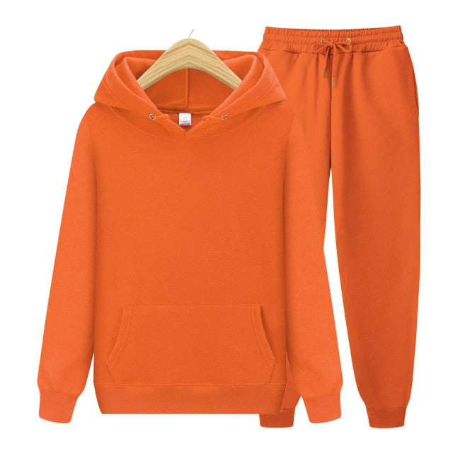 SURVETEMENT SWEAT A CAPUCHE ET PANTALON TENDANCE - BOSSOUASHOP
