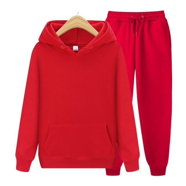 SURVETEMENT SWEAT A CAPUCHE ET PANTALON TENDANCE - BOSSOUASHOP