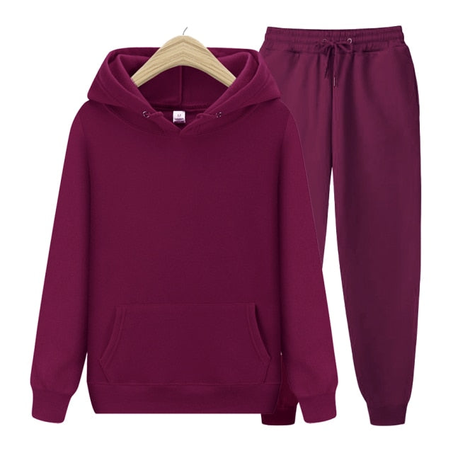 SURVETEMENT SWEAT A CAPUCHE ET PANTALON TENDANCE - BOSSOUASHOP