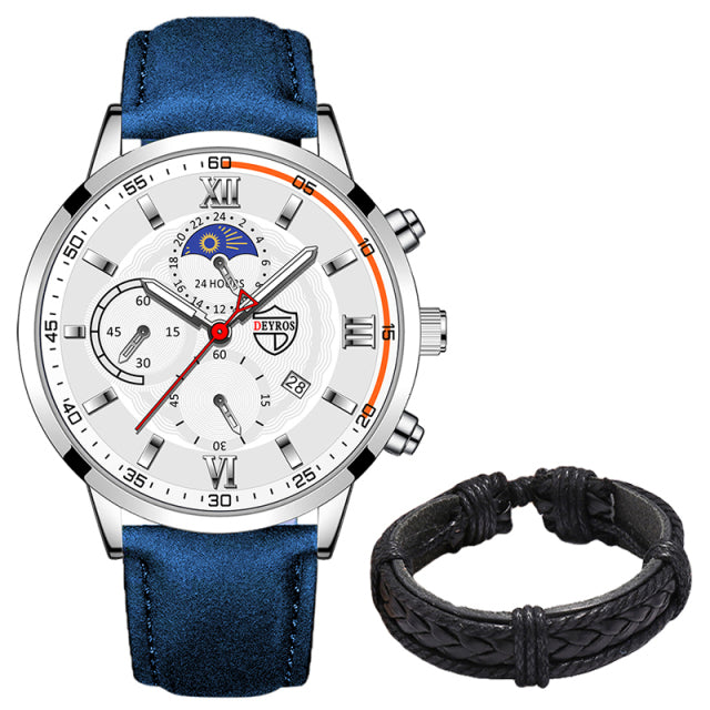 BRACELET AVEC MONTRE SPORT HOMMES
