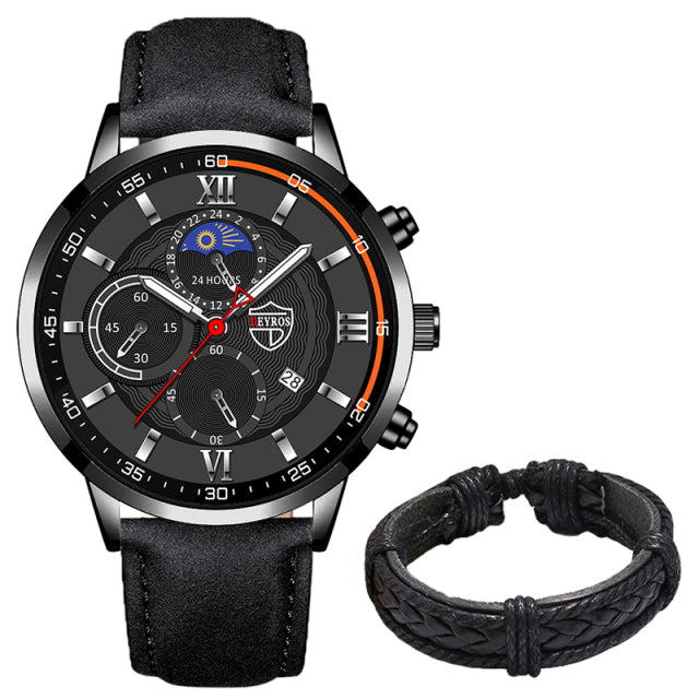 BRACELET AVEC MONTRE SPORT HOMMES