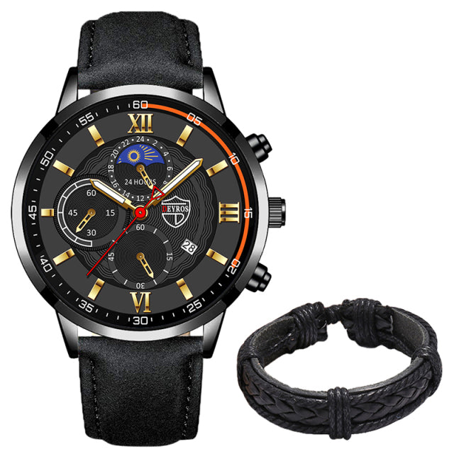 BRACELET AVEC MONTRE SPORT HOMMES