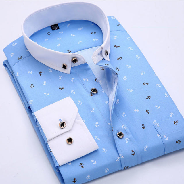 CHEMISE IMPRIMÉE A MANCHES LONGUES