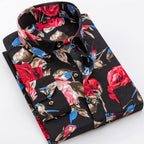 CHEMISE IMPRIMÉE A MANCHES LONGUES