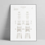 AFFICHE D'ART ABSTRAIT DE STYLE CHICAGO - BOSSOUASHOP
