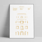 AFFICHE D'ART ABSTRAIT DE STYLE CHICAGO - BOSSOUASHOP