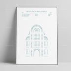AFFICHE D'ART ABSTRAIT DE STYLE CHICAGO - BOSSOUASHOP