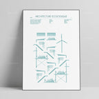 AFFICHE D'ART ABSTRAIT DE STYLE CHICAGO - BOSSOUASHOP