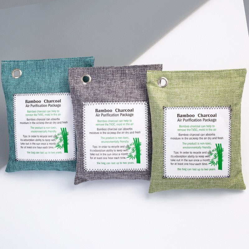 NATURAL BAMBOO AIR PURIFYING BAGS