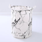 FOLDABLE COTTON AND LINEN LAUNDRY BASKET