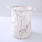 FOLDABLE COTTON AND LINEN LAUNDRY BASKET